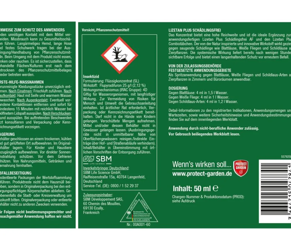 PROTECT GARDEN Lizetan Plus Schädlingsfrei