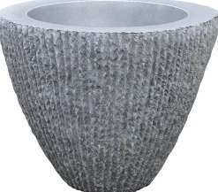 Roto Kunststoff-Blumentopf Samba, konisch, Ø 62 cm, grau