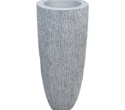 Roto Kunststoff-Blumentopf Samba, konisch, Ø 48 cm, grau