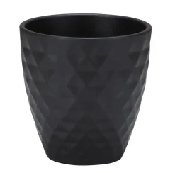 Scheurich Keramik-Übertopf Ada, konisch, dunkelgrau, ca. Ø14 cm