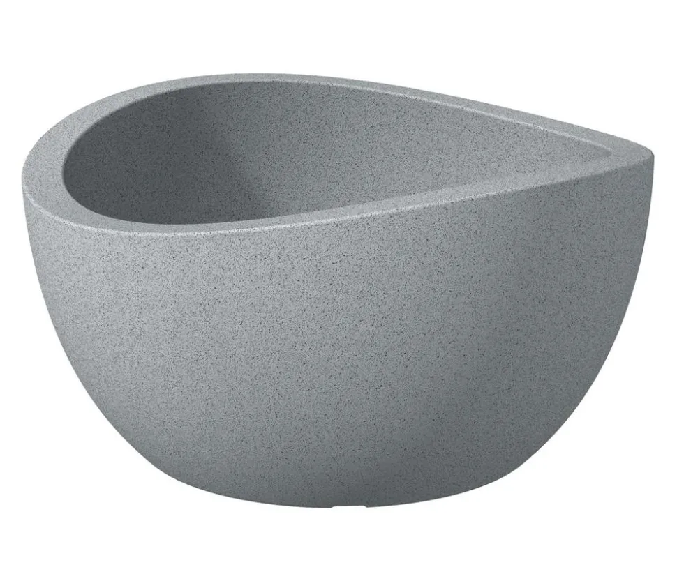Scheurich Kunststoff-Topf Wave Globe, rund, ca. Ø39,3/H21 cm