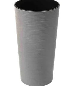 Siena Garden Kunststoff-Topf-Set ECO Locon, konisch, ca. Ø25/H46,5 & Ø30/H57 cm, 2-teilig