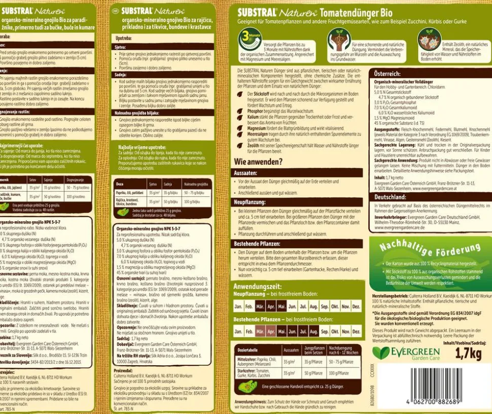 Substral® Naturen® Tomatendünger, 1,7 kg