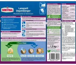 Substral® Langzeit-Depotdünger für Rhododendren & Hortensien, 1,5 kg