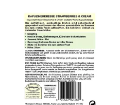 Thompson & Morgan Samen Kapuzinerkresse 'Strawberries & Cream'