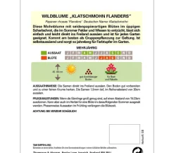 Thompson & Morgan Samen Wildblume 'Klatschmohn Flanders'