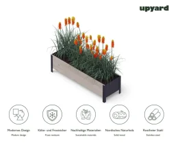 Upyard Holz-Pflanzkasten ModernBox, ca. B118/H32/T36 cm