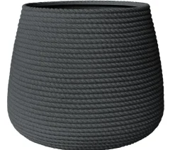 Vasar Kunststoff-Topf Campana Bali, bauchig, anthrazit