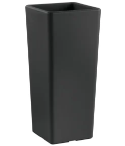 Veca Kunststoff-Vase Clou inkl. Pflanzeinsatz, konisch, anthrazit